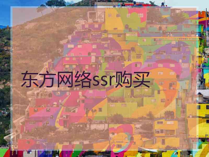 东方网络ssr购买 东方网络ssr购买